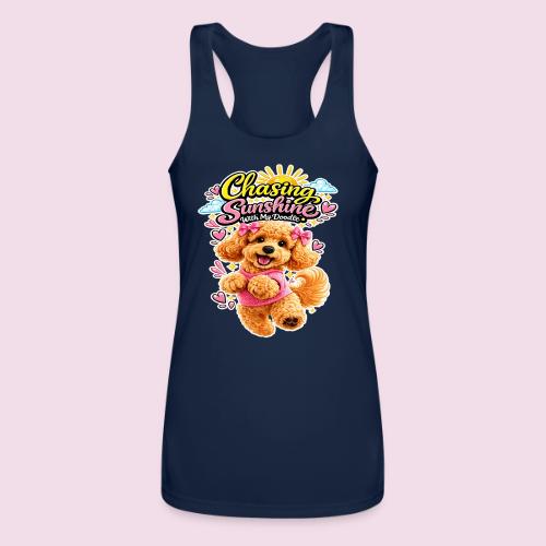 Chasing Sunshine With My Doodle - Women’s Performance Racerback Tank Top
