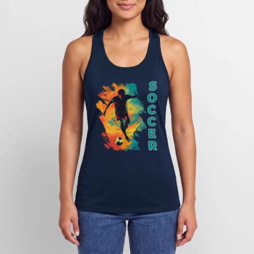 Soccer Hero Mode - Women’s Performance Racerback Tank Top