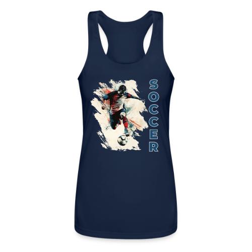 Soccer Power Move - Women’s Performance Racerback Tank Top