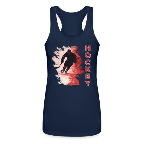 Hockey Fire - Women’s Performance Racerback Tank Top