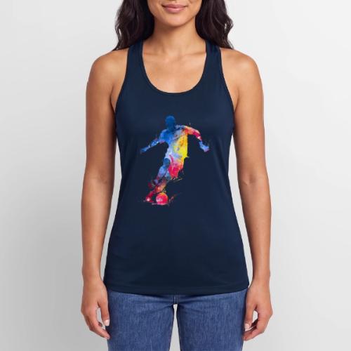 Soccer: Splash Kick - Women’s Performance Racerback Tank Top