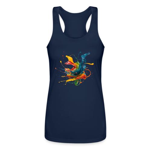 Chromatic Flow - Women’s Performance Racerback Tank Top