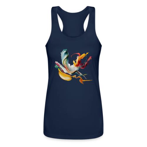 Abstract Chaos - Women’s Performance Racerback Tank Top
