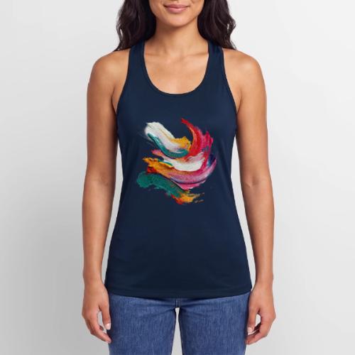 Colorful brushstrokes - Women’s Performance Racerback Tank Top