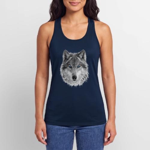 Frost-Eyed Alpha - Women’s Performance Racerback Tank Top