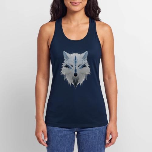 Ivory Grace Wolf - Women’s Performance Racerback Tank Top