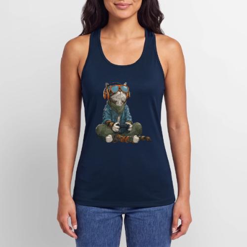 Cat: Purrfect Player - Women’s Performance Racerback Tank Top