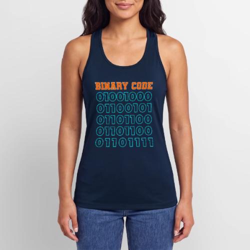 Say Hello in Binary code - Women’s Performance Racerback Tank Top