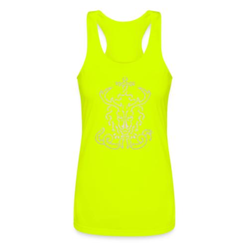 CHRISTmas Stag Light - Women’s Performance Racerback Tank Top