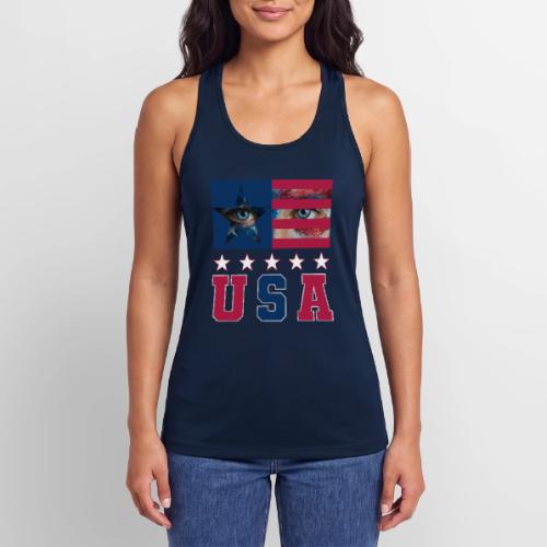 Stars and Vision USA - Women’s Performance Racerback Tank Top