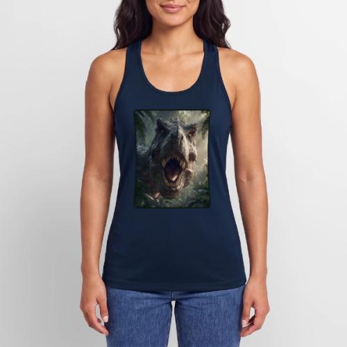 T Rex Jungle Roar Design - Women’s Performance Racerback Tank Top