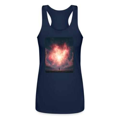 Supernova Sky Sci-Fi Artwork - Women’s Performance Racerback Tank Top