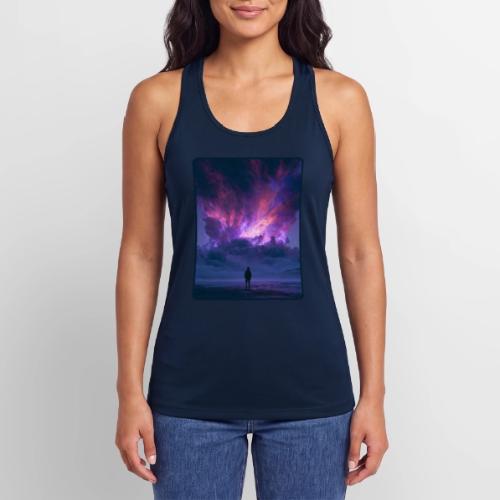 Cosmic Supernova Night Design - Women’s Performance Racerback Tank Top