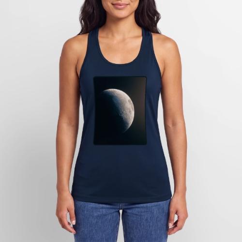 Crescent Moon Celestial Artwork - Women’s Performance Racerback Tank Top