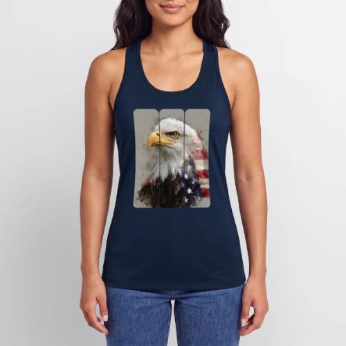USA: Eagle of the Free - Women’s Performance Racerback Tank Top