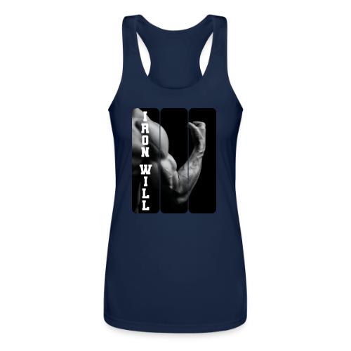 Bodybuilding: Iron Will - Women’s Performance Racerback Tank Top