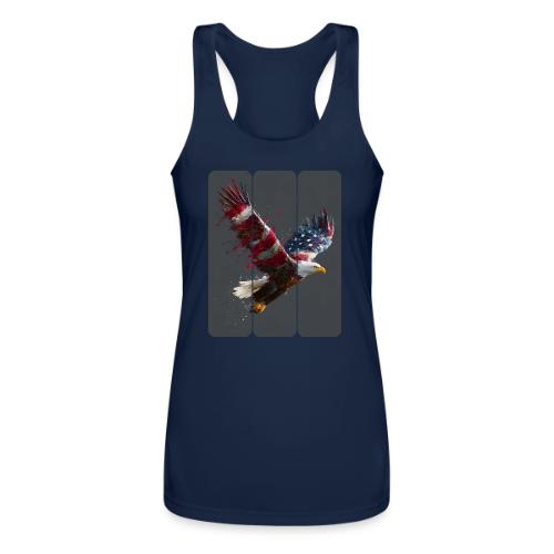 USA: Freedom in Flight - Women’s Performance Racerback Tank Top