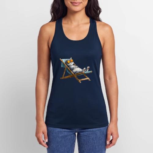 Sunshine Cat Mode - Women’s Performance Racerback Tank Top