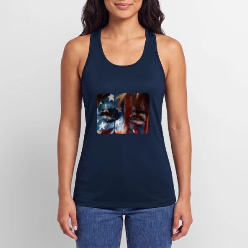 USA: Stars in Their Eyes - Women’s Performance Racerback Tank Top