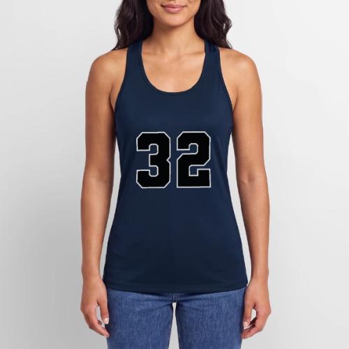 Varsity Number 32 Athletic Design - Women’s Performance Racerback Tank Top