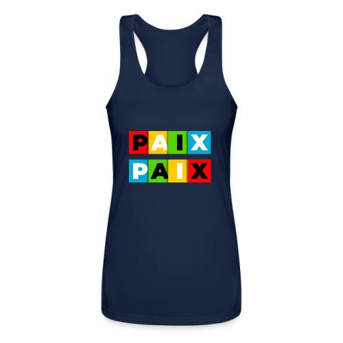 Peace in Colour - Women’s Performance Racerback Tank Top