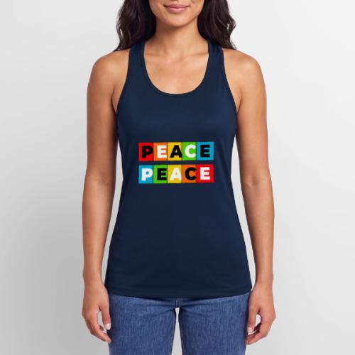 Colorful Peace - Women’s Performance Racerback Tank Top