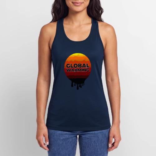 Global warming - Women’s Performance Racerback Tank Top
