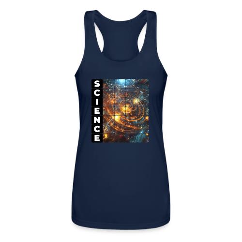 Golden Core of Science - Women’s Performance Racerback Tank Top
