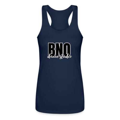 BNO B&W Logo - Women’s Performance Racerback Tank Top