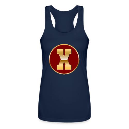 Letter X – Capital Varsity Alphabet Monogram - Women’s Performance Racerback Tank Top