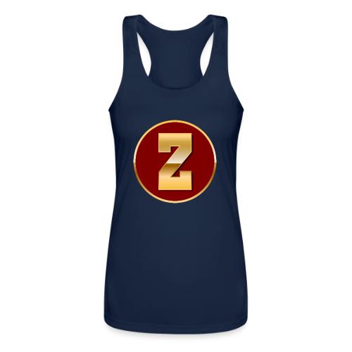 Letter Z – Capital Varsity Alphabet Monogram - Women’s Performance Racerback Tank Top