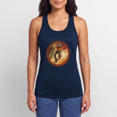 Skateboarding Mode On - Women’s Performance Racerback Tank Top