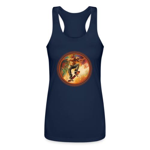 Skateboarding Mode On - Women’s Performance Racerback Tank Top