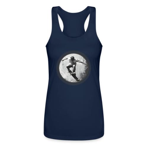 Skateboarding Vibes Only - Women’s Performance Racerback Tank Top