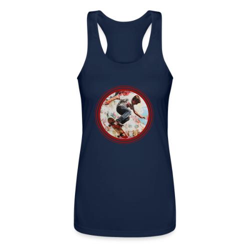 Skateboarding is Life - Women’s Performance Racerback Tank Top