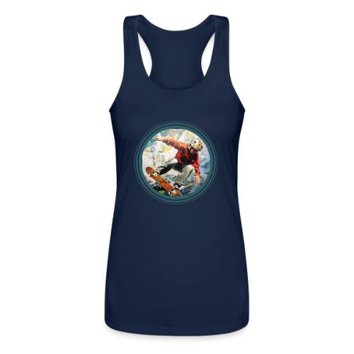 Skateboarding Fuel - Women’s Performance Racerback Tank Top