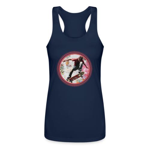 Skateboarding Soul - Women’s Performance Racerback Tank Top