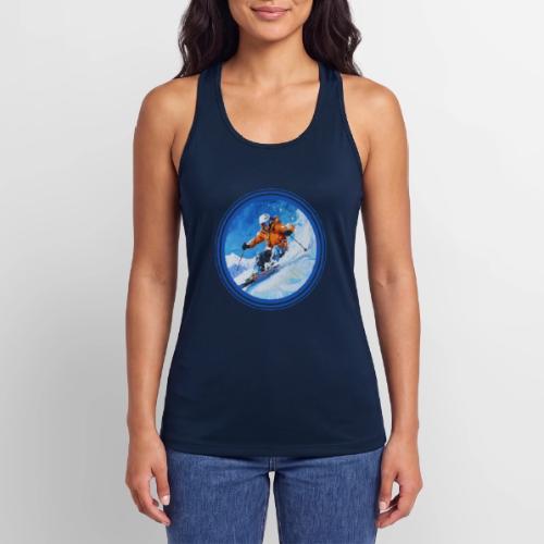 Skiing: On the Edge - Women’s Performance Racerback Tank Top