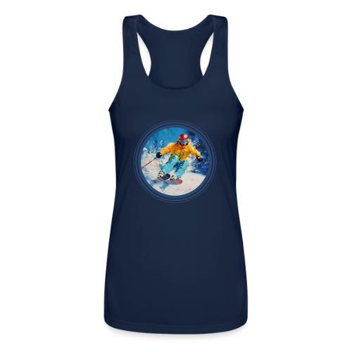 Born for Skiing - Women’s Performance Racerback Tank Top