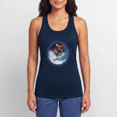 Snowboarding Rush - Women’s Performance Racerback Tank Top