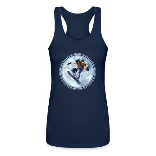 Snowboarding Life - Women’s Performance Racerback Tank Top
