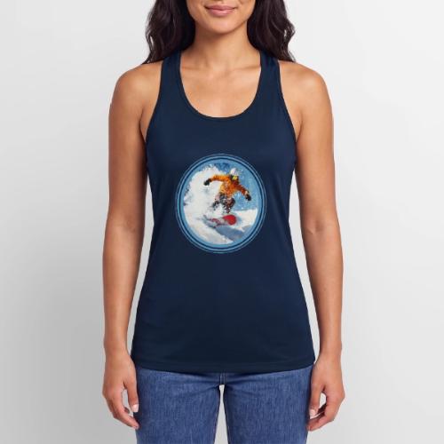Snowboarding Edge - Women’s Performance Racerback Tank Top