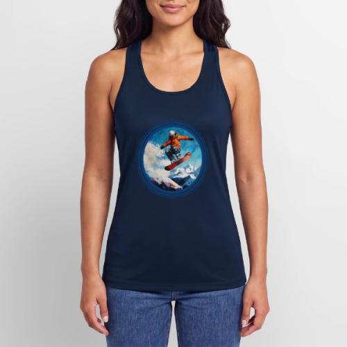 Snowboarding Vibes - Women’s Performance Racerback Tank Top