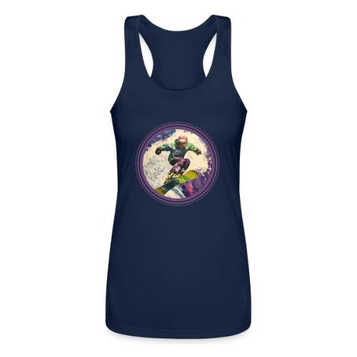 Snowboarding Soul - Women’s Performance Racerback Tank Top