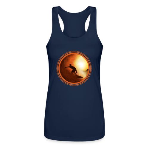 Surfing Vibes - Women’s Performance Racerback Tank Top