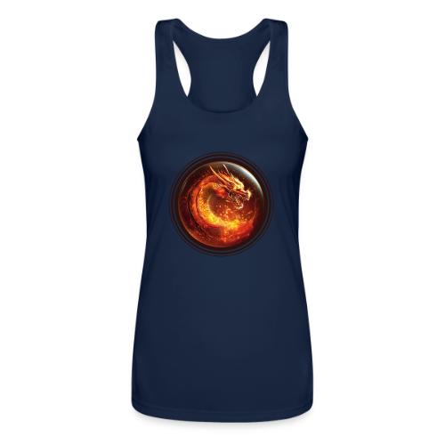 Shadow Dragon Rise - Women’s Performance Racerback Tank Top