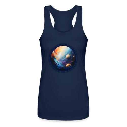 Nebula of Planets - Women’s Performance Racerback Tank Top