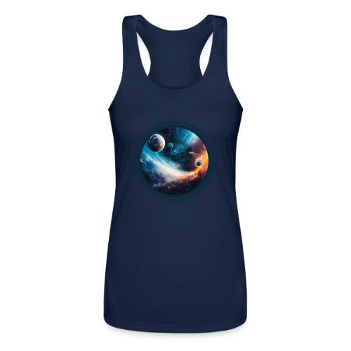 Planets Among Colors - Women’s Performance Racerback Tank Top