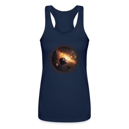 Asteroids Drift - Women’s Performance Racerback Tank Top