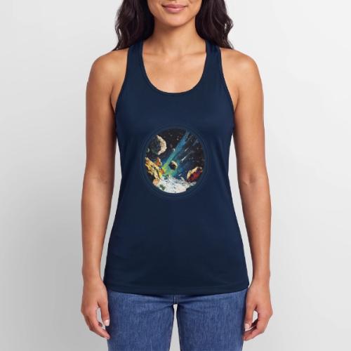 Celestial Collision - Women’s Performance Racerback Tank Top